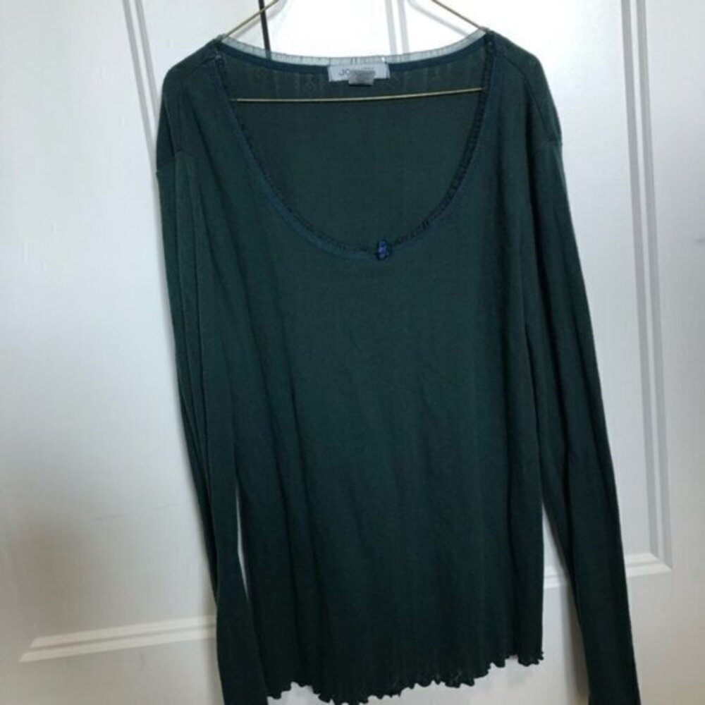 Jockey Women's size medium Green Long Sleeve Top